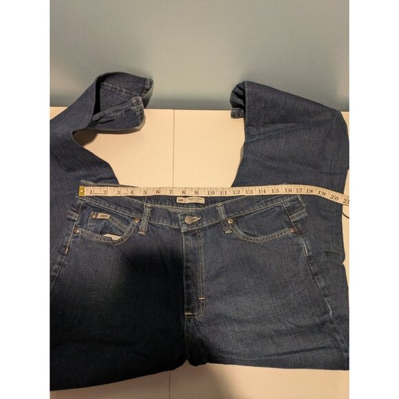 Lee Relaxed Bootcut Denim Jeans Women's 14M Dark Blue - Picture 10 of 14